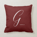 Buscar rojo quemado cojines Moderno