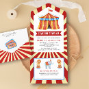 Buscar circo del vintage invitaciones Top