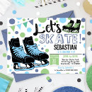 Buscar patín de hielo invitaciones Chico