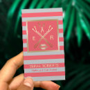 Buscar coral tarjetas de visita Salón de belleza