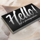 Buscar fotografía blanco y negro tarjetas de visita Moderno