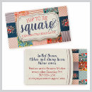 Buscar acolchado tarjetas de visita Floral