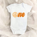Buscar símbolo de paz bebe ropa Retro