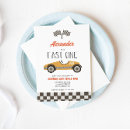 Buscar coche amarillo invitaciones Para niños