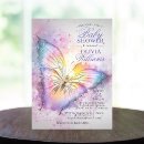 Buscar mariposas coloridas invitaciones Azul