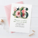 Buscar dulce floral 16 invitaciones Flores