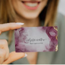 Buscar escritura tarjetas de visita Salón de belleza