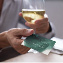 Buscar agua tarjetas de visita Verde