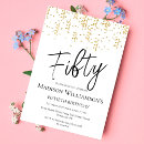 Buscar black white gold invitaciones Simple
