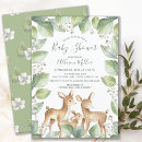 Buscar bebés 13x18 invitaciones Bosque