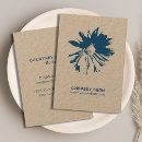 Buscar flores azules tarjetas de visita General y unisex