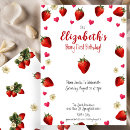 Buscar summer birthday invitaciones Fresa