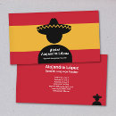 Buscar español tarjetas de visita Profesores