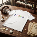 Buscar notas musicales camisetas Para músico