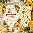 Buscar en julio invitaciones de navidad Fiesta de verano