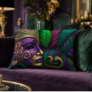 Buscar mardi cojines Máscara de mardi gras
