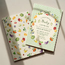 Buscar verduras y frutas invitaciones Futura madre