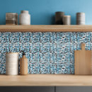 Buscar azul y gris azulejos Cuadrados