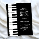 Buscar nota musical invitaciones Minimalista
