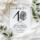 Buscar 40 años boda invitaciones Renovación de votos