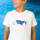 Buscar ballena linda camisetas Cualquier niño
