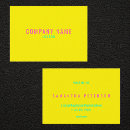 Buscar color neón de tarjetas de visita General y unisex