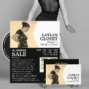 Buscar mujer elegante tarjetas de visita Clientes