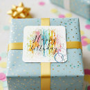 Buscar pintura de los iris pegatinas Cumpleaños