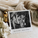 Buscar lujo cuadradas invitaciones Blanco y negro