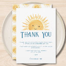 Buscar baby shower tarjetas de agradecimiento Acuarela