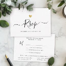 Buscar negro boda tarjetas rsvp Negro y blanco
