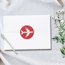 Buscar avión rojo pegatinas Aviador