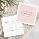Buscar rosa y blanco tarjetas de visita Para ella