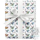 Buscar colibrí papel de regalo Colorido