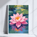 Buscar flor de loto posters Estanque
