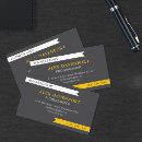 Buscar amarillo y gris tarjetas de visita Profesional