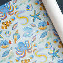 Buscar criaturas papel de regalo Océano