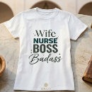 Buscar mi esposa es enfermera camisetas Para ella
