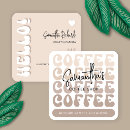 Buscar barista tarjetas de visita Moderno
