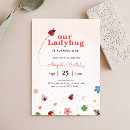 Buscar insecto de la señora invitaciones Fiesta de insectos