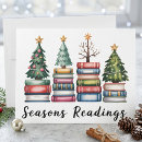Buscar pila de libros tarjetas Bibliotecario