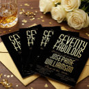 Buscar setenta invitaciones Tipografía minimalista simple