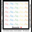 Buscar iniciales pegatinas Colorido