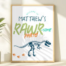 Buscar cumpleaños del dinosaurio posters Chico