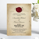 Buscar medieval boda invitaciones Oro