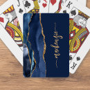 Buscar dorado barajas de cartas Monograma