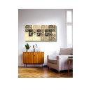 Buscar beige y negro lienzos Contemporáneo