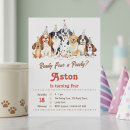 Buscar perro animal invitaciones Cualquier niño