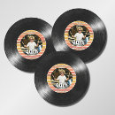 Buscar disco de vinilo posavasos Vintage