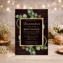 Buscar diseño de madera invitaciones Encanto rústico